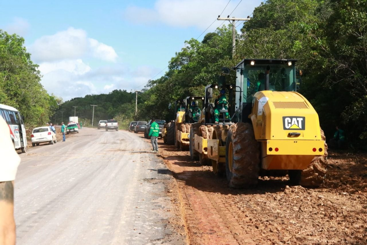 Recuperação da Rodovia AM-010 é retomada - Meio Ambiente